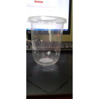 Cốc nhưa pp500ml, đáy bầu, gói 100 cái.