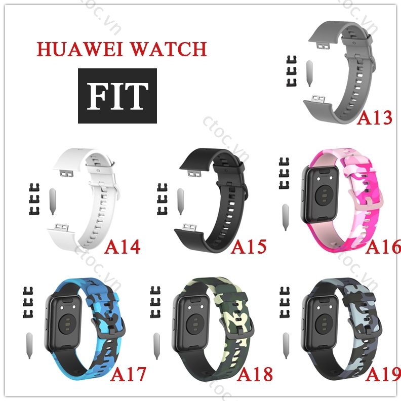Dây Đeo Silicon Thay Thế Cho Đồng Hồ Thông Minh huawei watch Fit