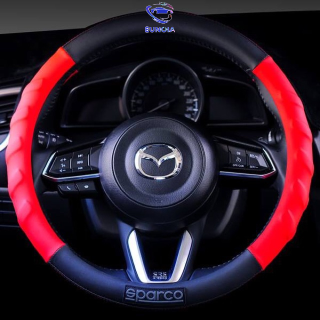 Bọc vô lăng sparco - size 38 phù hợp mọi dòng xe - bọc vô lăng spaco carbon dáng thể thao