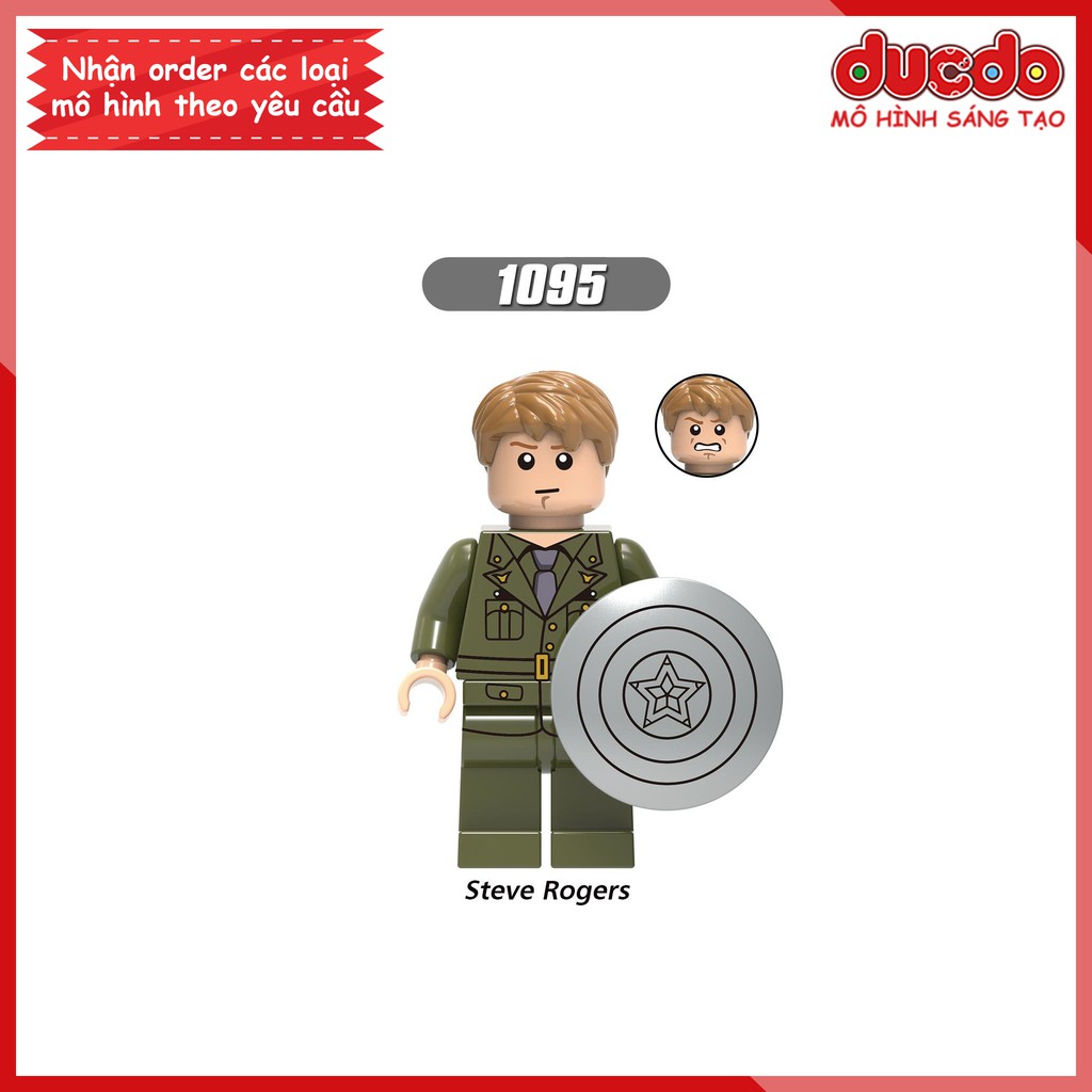 Minifigures các mẫu nhân vật Captain America tuyệt đẹp - Đồ Chơi Lắp Ghép Xếp Hình Mini Mô hình Iron Man XINH X0236