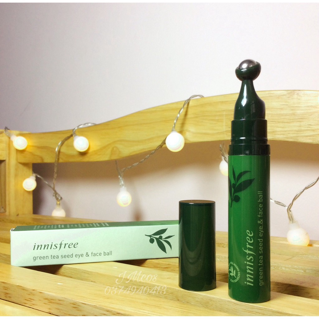 Thanh Lăn Dưỡng Mắt Và Da Mặt Innisfree Green Tea Seed Eye &amp; Face Ball