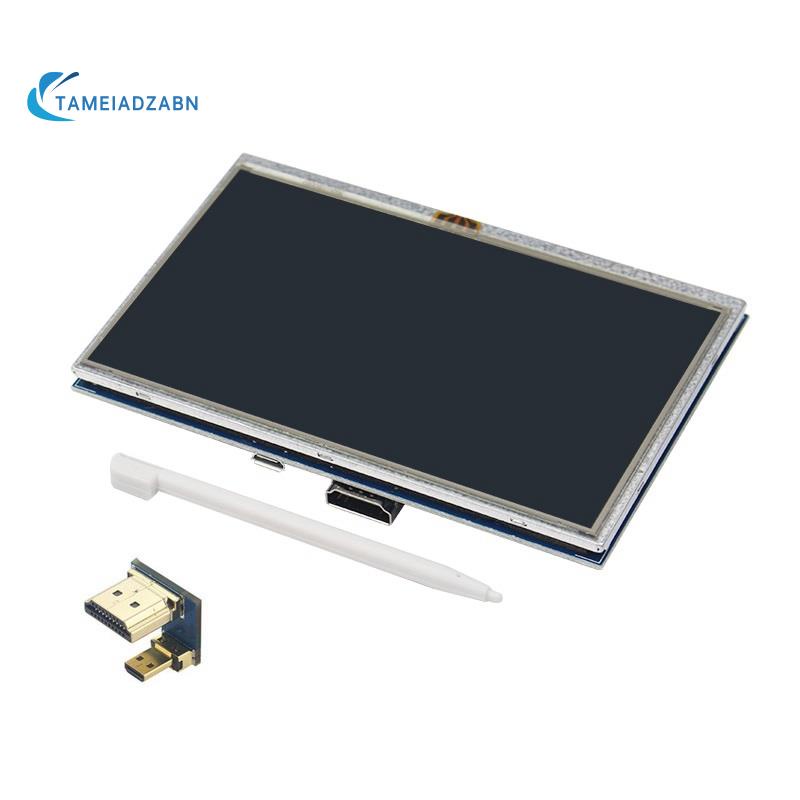 Màn hình cảm ứng TFT 800X480 LCD kích thước 5 inch cho Raspberry Pi 3 el B PC Laptop
