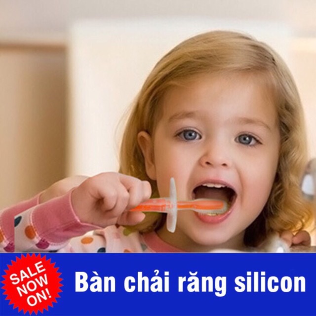 Bàn chải silicon cho bé