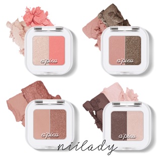 (TL HSD 25/7/2021) Màu Mắt Apieu Mineral Mono Shadow DUAL