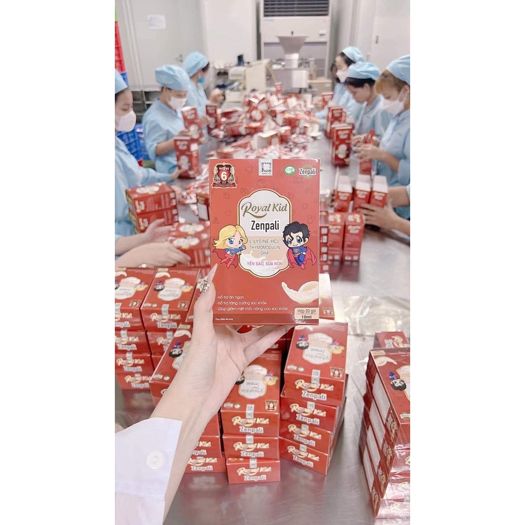 Siro Royal Kid của Zenpali Chính Hãng Siro Ăn Ngon, Giúp Bé Tăng Cân, Tiêu Hoá Tốt, Tăng Cường Đề Kháng, Hết Táo Bón