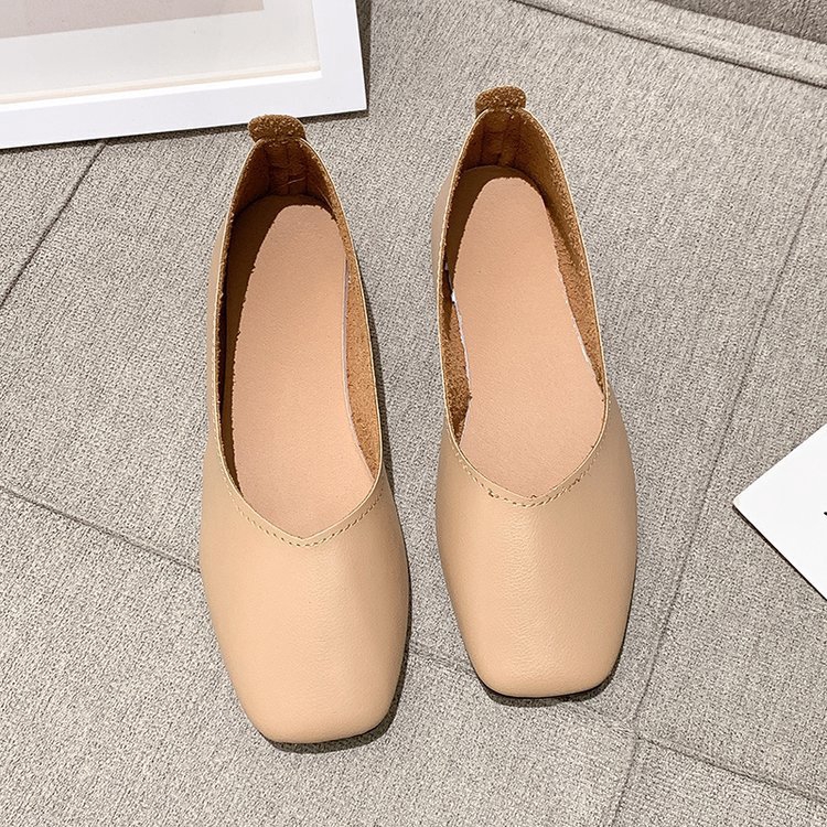 Giày Búp Bê Da Pu Đế Bằng Kiểu Hàn Quốc Thời Trang Cho Nữ | BigBuy360 - bigbuy360.vn