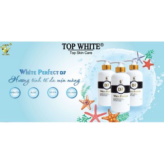 Sữa tắm trắng da Top White Perfect D7