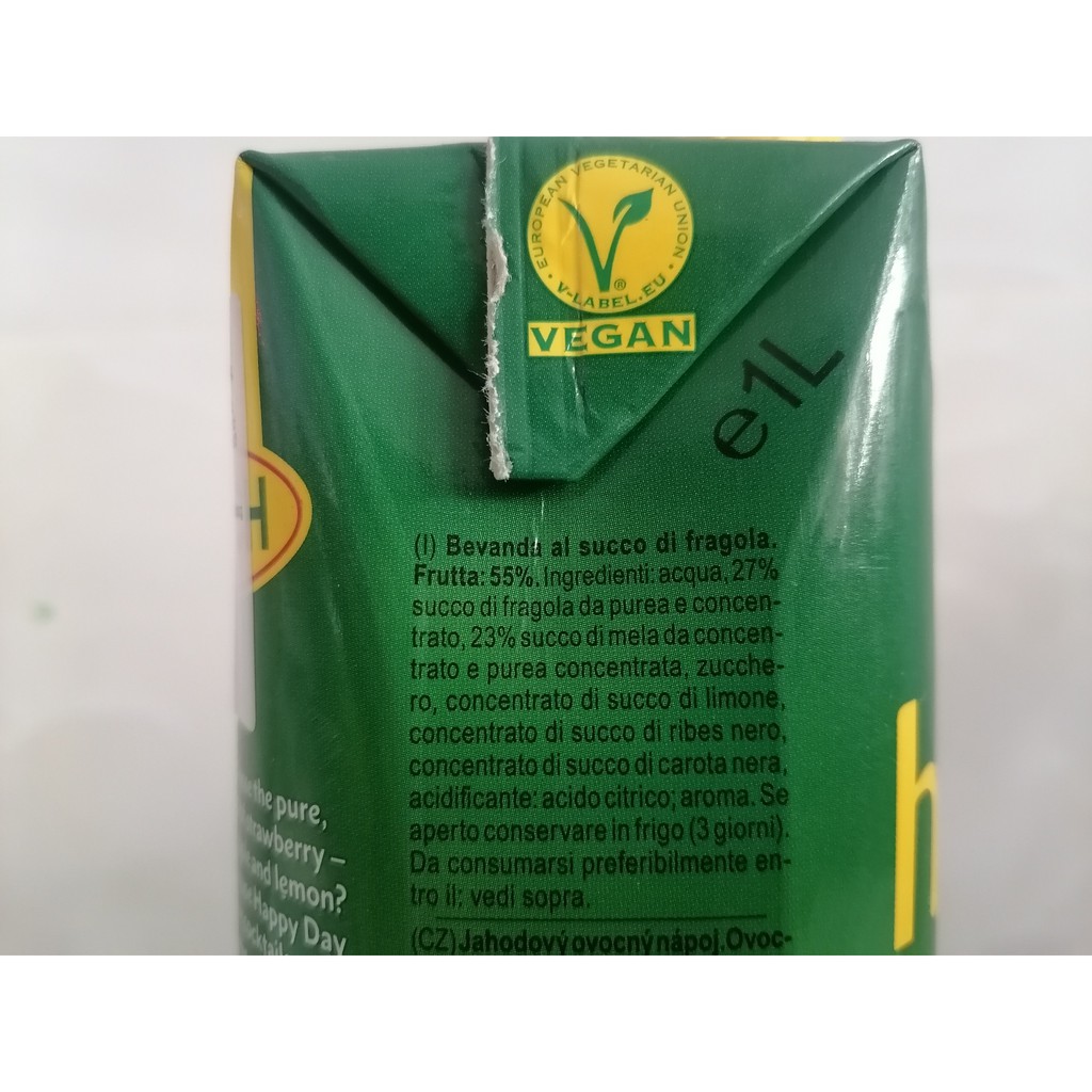 [1 Lít – Erdbeere] Nước ép DÂU TÂY [Austria] RAUCH Strawberry Juice (anm-hk)