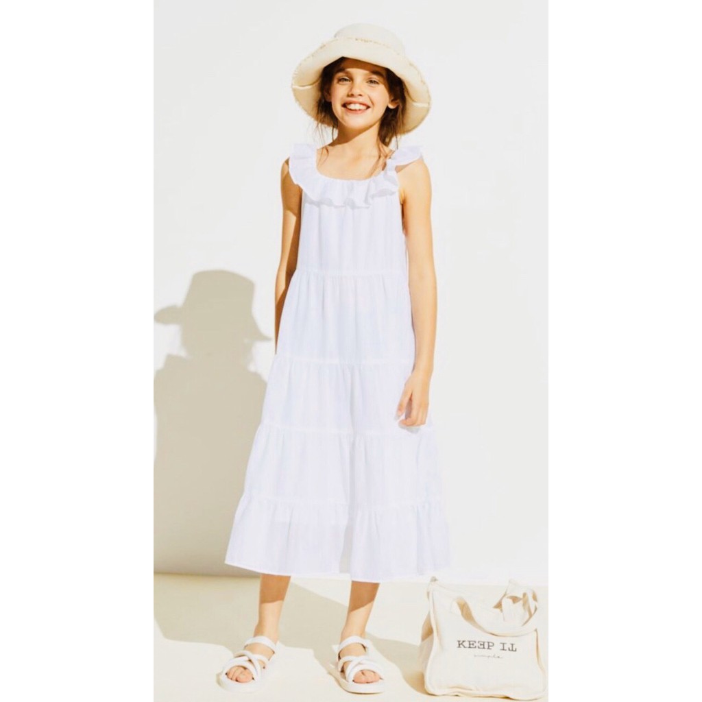 Đầm maxi Zara nhiều tầng