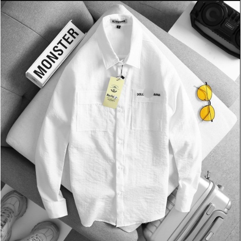 Áo sơ mi nam tay dài vải Đũi mềm mịn cao cấp, thiết kế sang trọng lịch lãm siêu đẹp [NEW UNISEX]