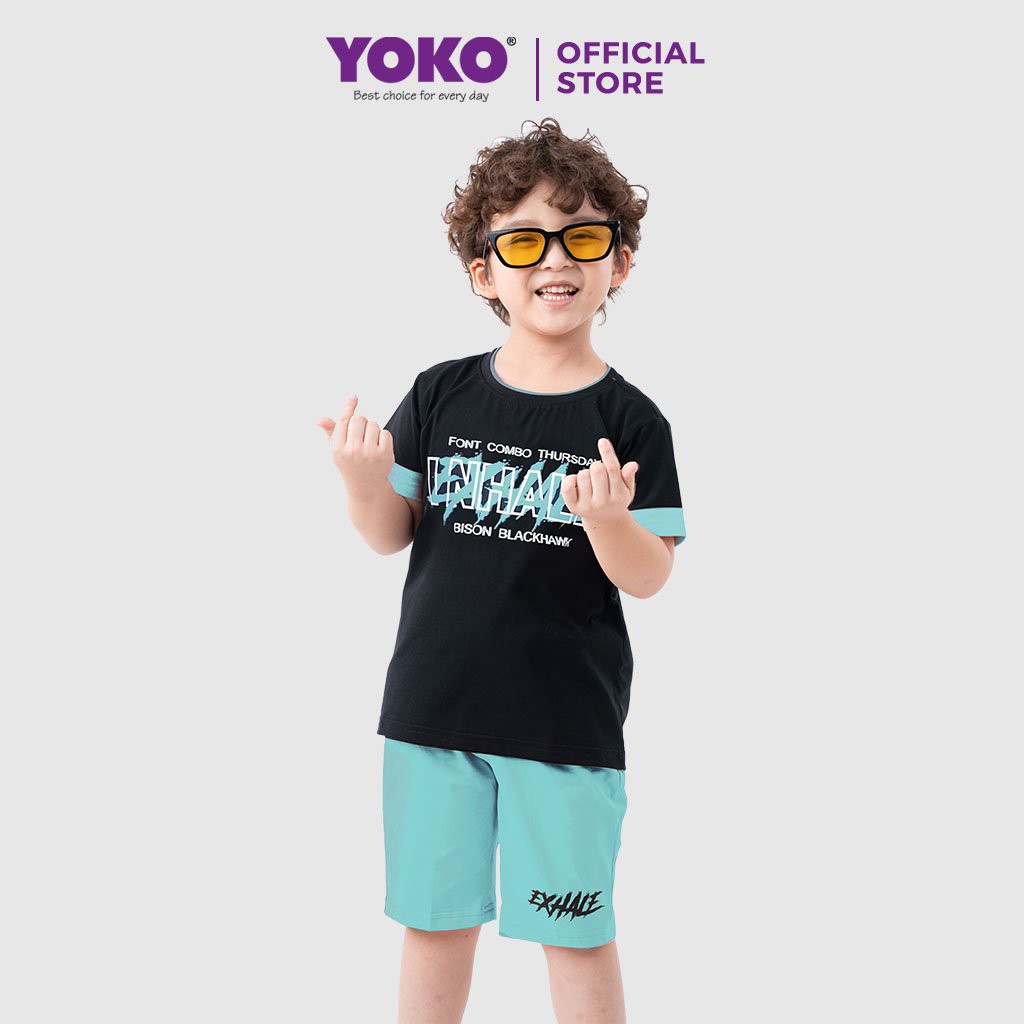 Bộ Quần Áo Thun Tay Ngắn Bé Trai (1-5 Tuổi) YOKO KID’S FASHION 20074T