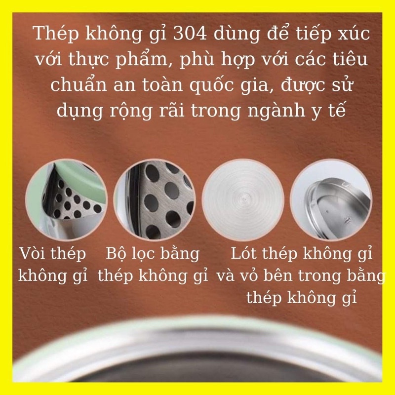 [SẴN HÀNG] Ấm đun nước siêu tốc Xiaomi Ocooker phong cách Retro có đồng hồ hiển thị nhiệt độ