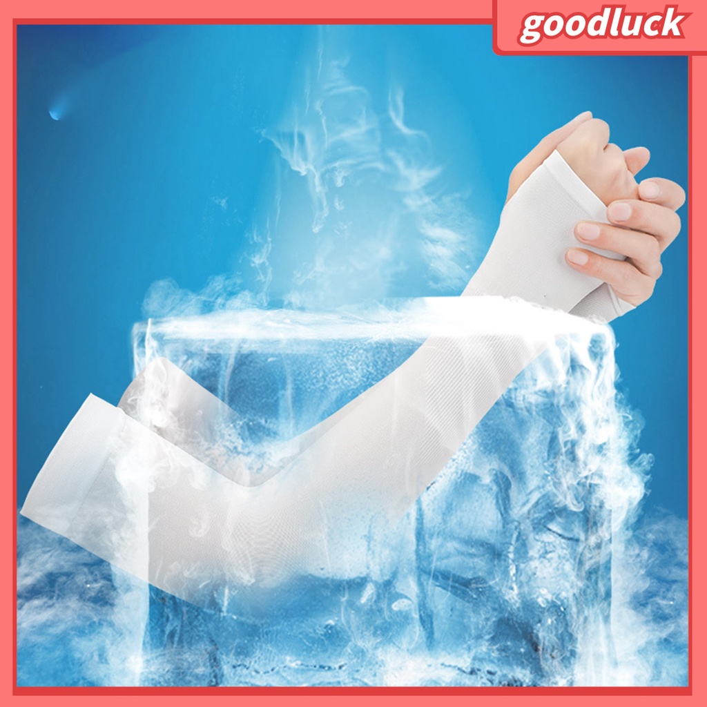 1 Đôi Găng Tay Chống Nắng / Tia UV Ôm Dáng Màu Trơn