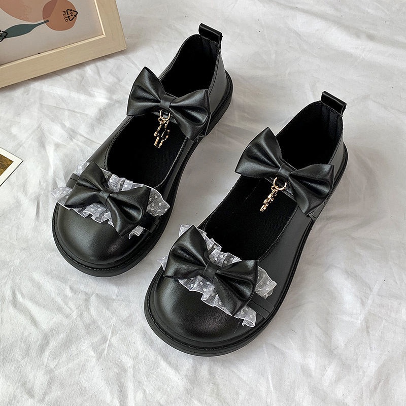 Giày Da lolita Nhật Bản Thời Trang Mùa Hè Cho Nữ