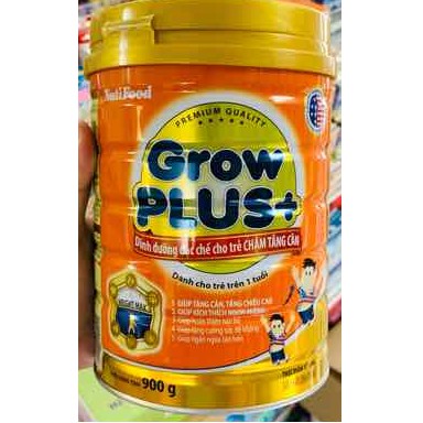 Sữa bột Nuti Grow Plus Màu Cam 900g cho trẻ Trẻ Chậm Tăng Cân