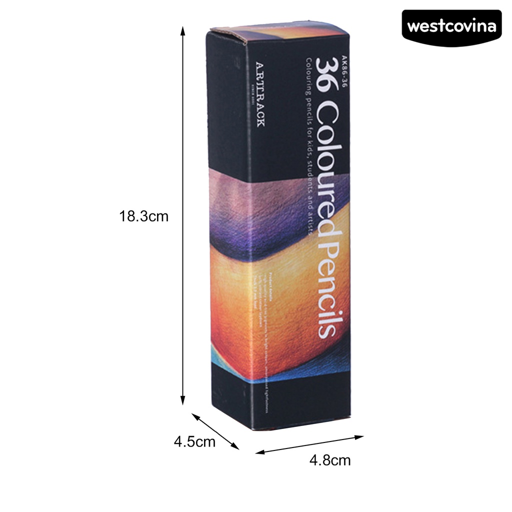 [Hot]✍Set 12/18/24/36/48/72 Bút Chì Màu Vẽ Tranh Sơn Dầu Dễ Dàng Sử Dụng