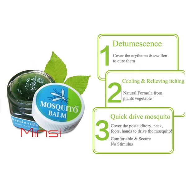 Kem bôi trị muỗi đốt cho bé Mosquito Balm Thái Lan