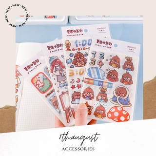 Set 4 miếng sticker nhãn dán trang trí