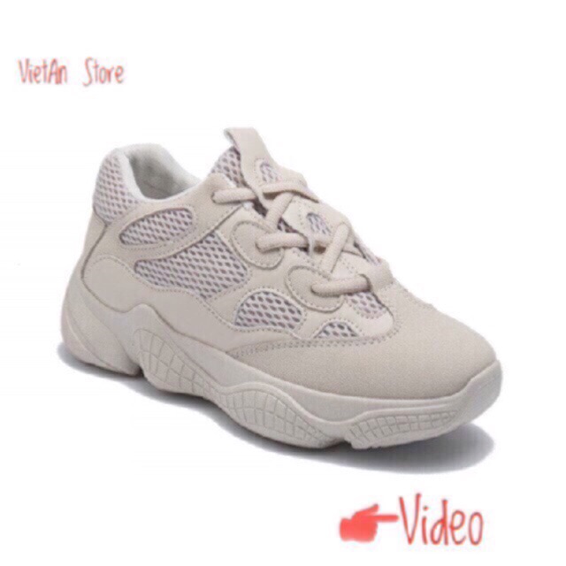 Giày thể thao nữ,giày nữ tăng chiều cao,màu xám size 36-39