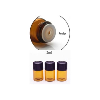 Combo 10 vỏ chai thủy Tinh nâu 1ml,2ml,3ml,5ml đựng tinh dầu nước hoa Dubai