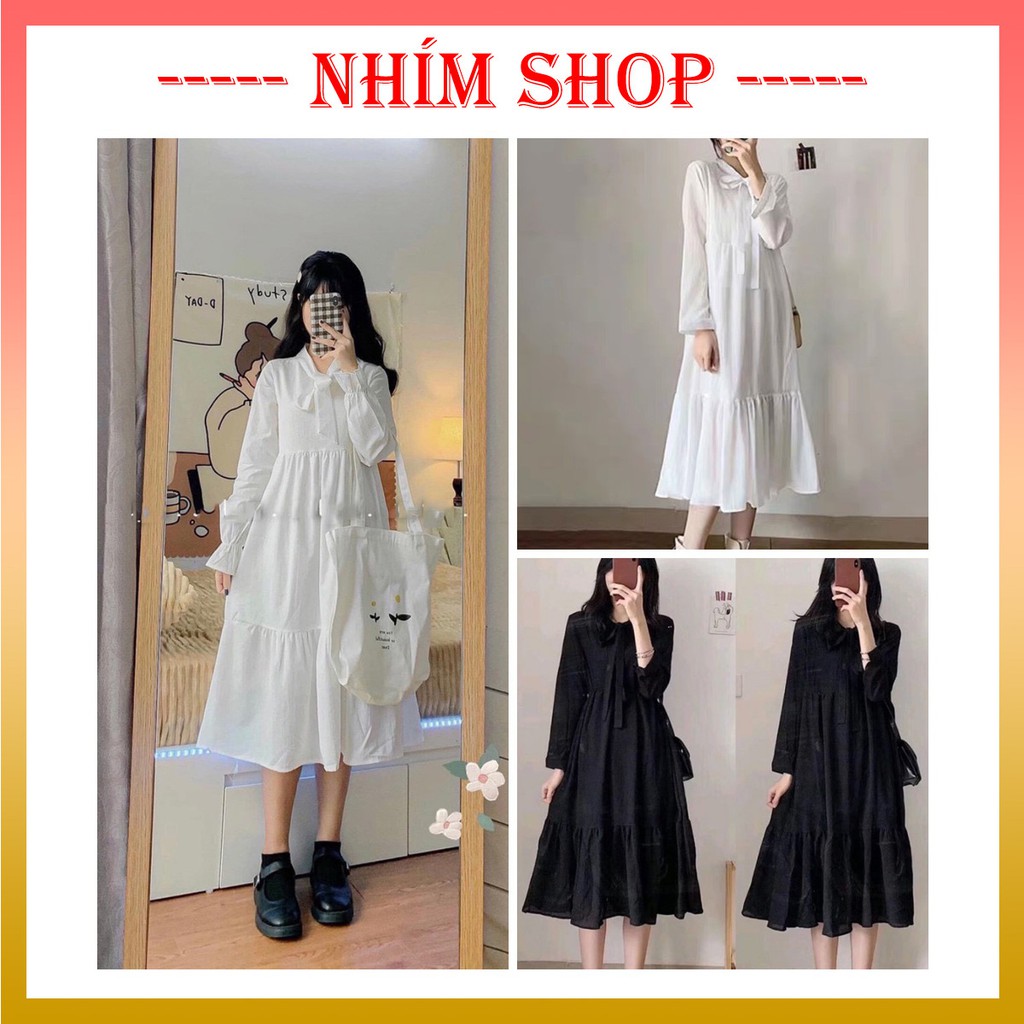 Váy babydoll trắng, đầm babydoll ♥️ Váy dự tiệc ♥️ Váy trắng công chúa, váy trắng dự tiệc - NhimShop ĐN02