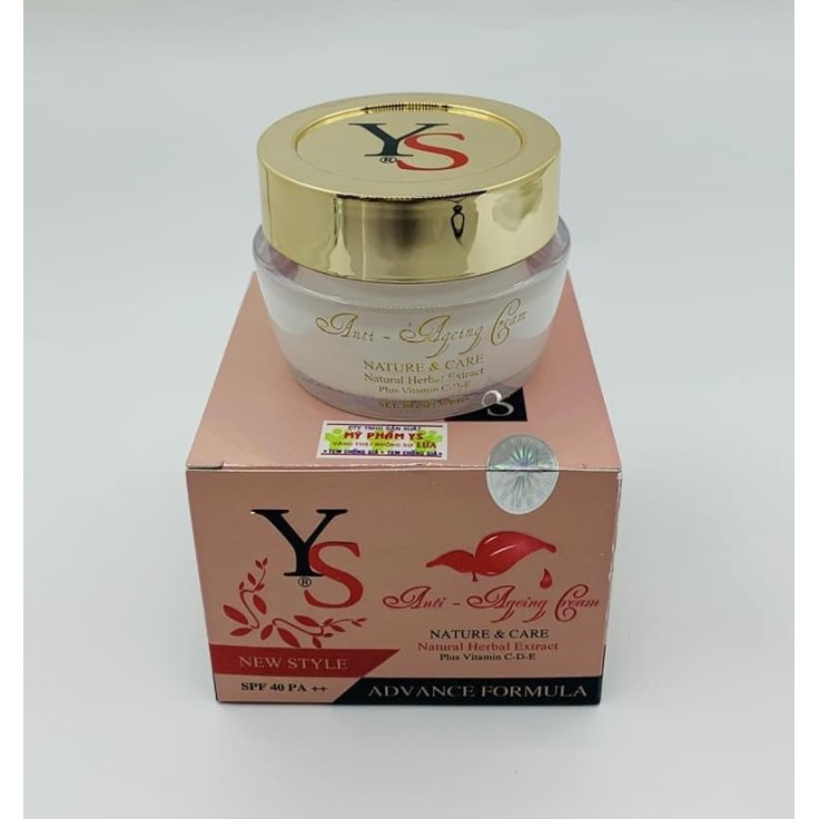 KEM CHỐNG LÃO HÓA,DƯỠNG ẨM,NGỪA NHĂN,TRẺ HÓA DA MẶT YS 30G