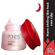 Pond's Kem Chống Lão Hóa Ban Đêm Age Miracle 50g