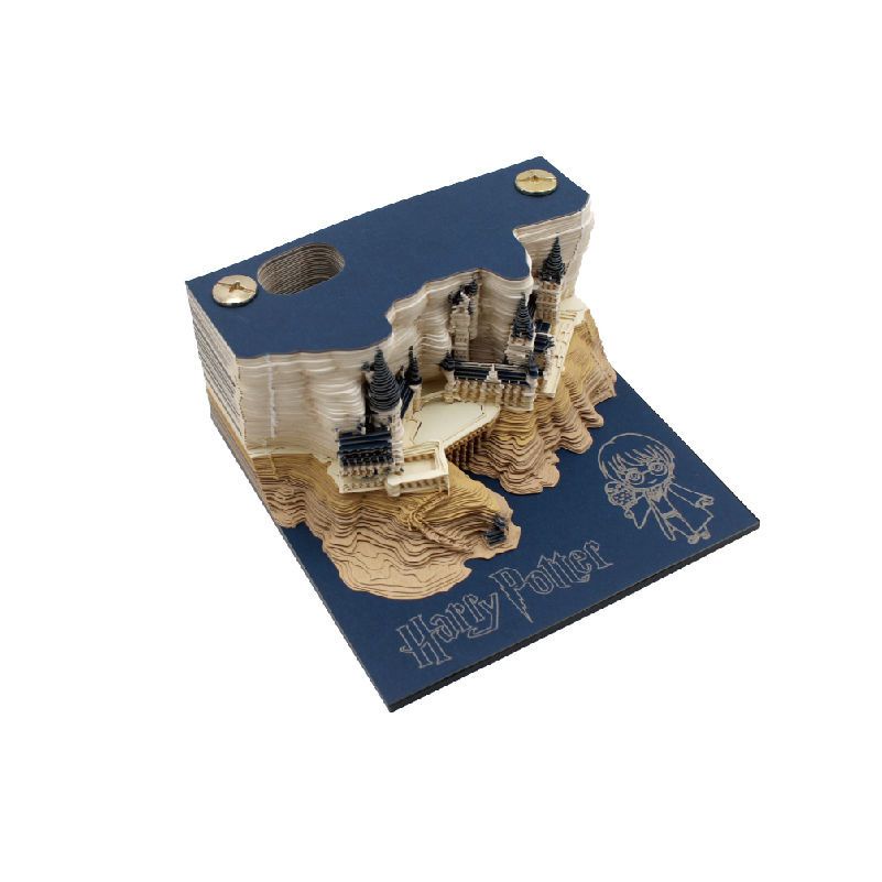 Giấy Note Ba Chiều Chạm Khắc Hình Harry Potter 3D Sáng Tạo Trang Trí Đa Ứng Dụng