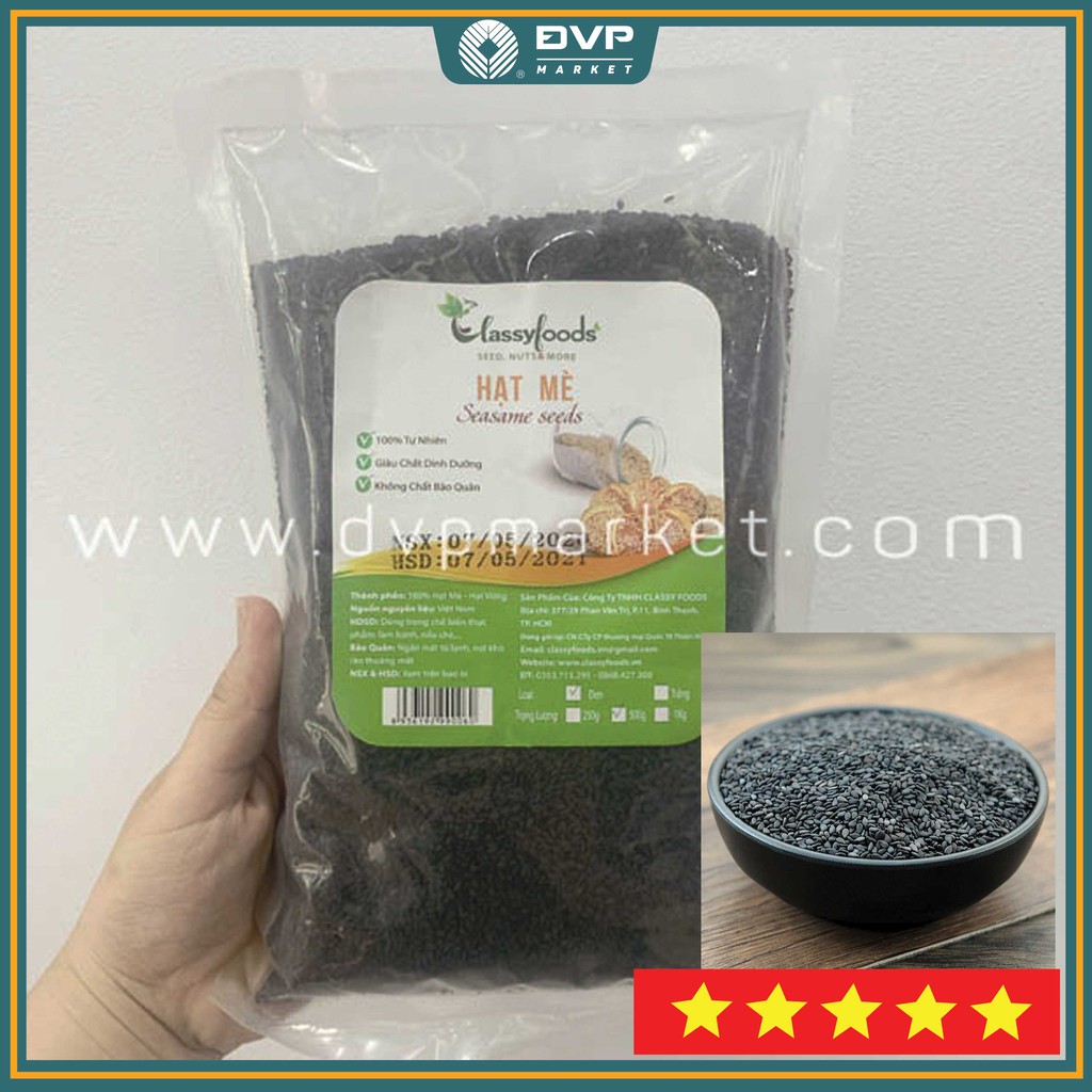 Classy - Hạt mè đen 500g