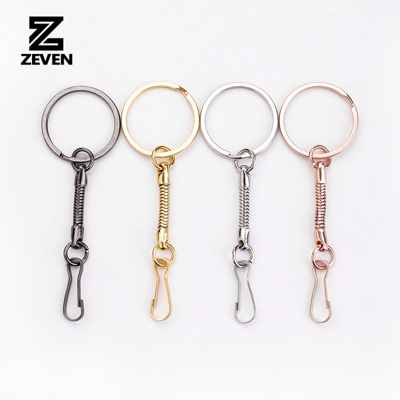 Móc Khóa Hình Con Mắt Bằng Đồng Rhodium Kèm Ốc Vít Chuyên Dụng Cho Làm Đồ Da