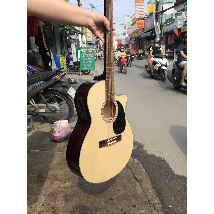 Đàn guitar acoustic ST1150 lắp EQ7545 (màu gỗ tư nhiên)