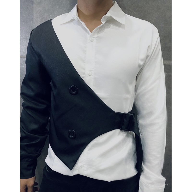 Áo ghile chéo 1 tay