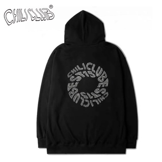 Áo Hoodie ZIp Circle Đen CHILICLUB