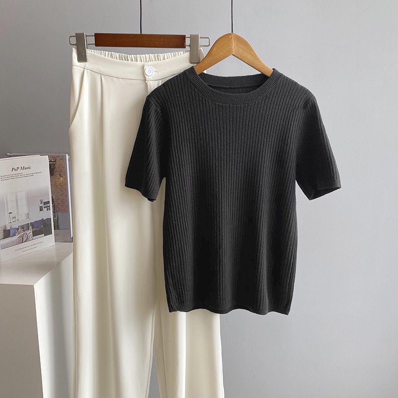 Áo Len Gân Cổ Tròn Tay Lỡ Bảng Màu Patel Siêu Xinh - TG21 | BigBuy360 - bigbuy360.vn