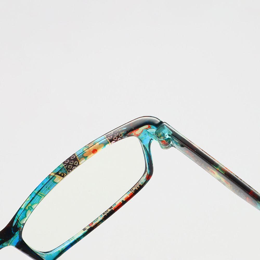 Kính Đọc Sách Chống Bức Xạ Ánh Sáng Xanh Hình Vuông Bằng Nhựa Resin Cho Nữ