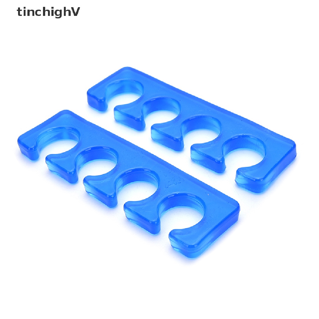 1 Cặp Dụng Cụ Tách Ngón Chân Chất Liệu Silicon Mềm Hỗ Trợ Làm Móng Nghệ Thuật