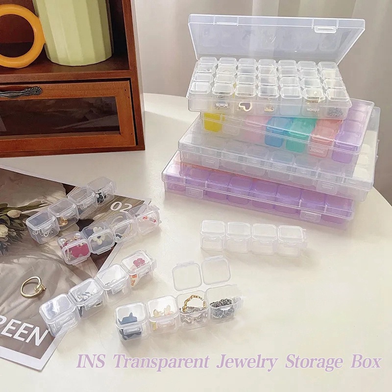 Hộp Đựng Thuốc / Trang Sức Trong Suốt Đa Năng