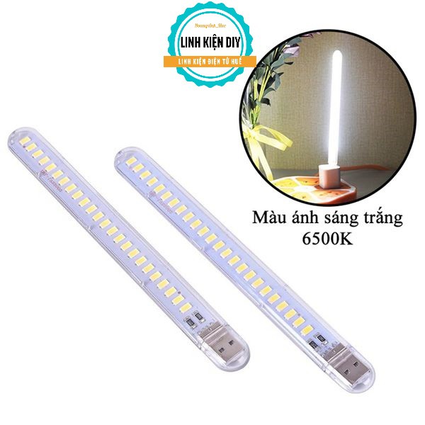 Đèn USB siêu sáng 24 led 9W chạy bằng sạc dự phòng