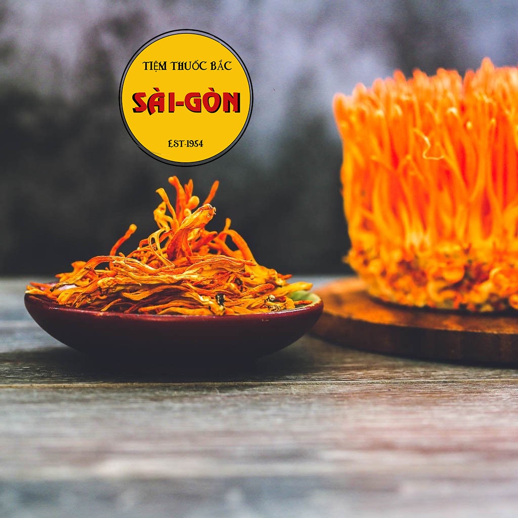  Nấm Đông Trùng Hạ Thảo (Hàng thơm, vàng, đẹp) 100g