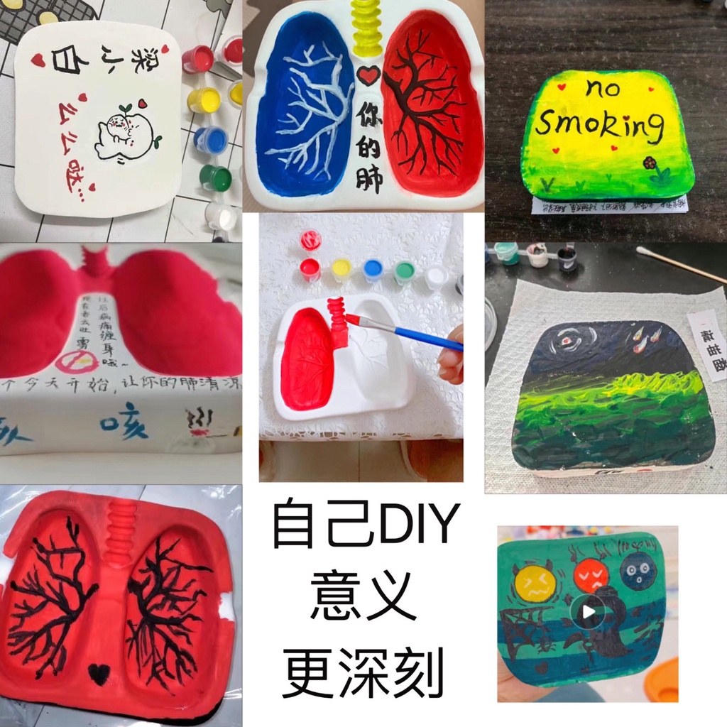 Gạt Tàn Thuốc Hình phổi Sáng Tạo Dùng Làm Quà Tặng Sinh Nhật Cho Bạn Trai diy