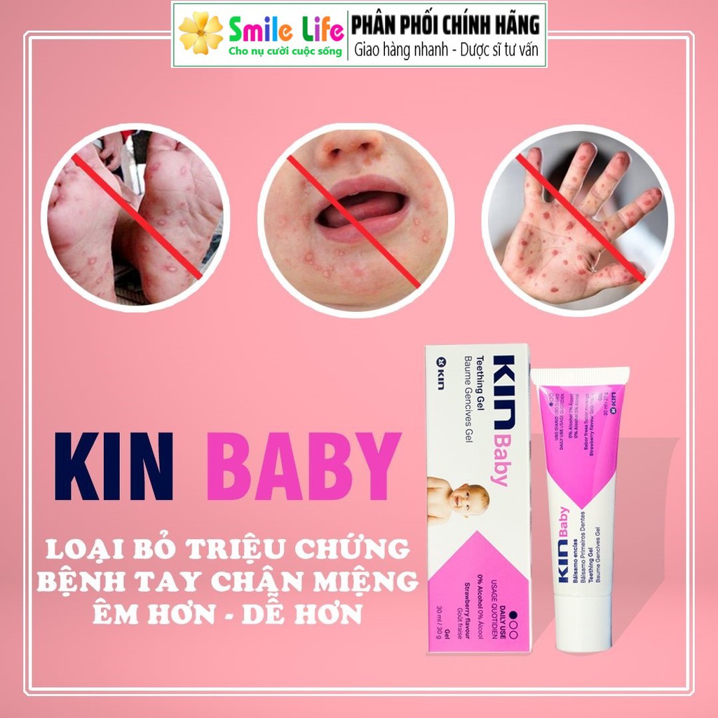 SMILE LIFE | Gel bôi giảm đau vùng nướu cho bé - KinBaby ® 30g