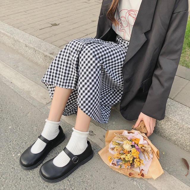 Giày da búp bê lolita ulzzang | Hàng order chất lượng cao