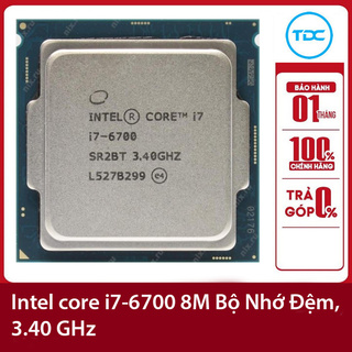 Bộ vi xử lý Intel CPU Core i7-6700 3.40GHz ,65w 4 lõi 8 luồng, 8MB Cache Socket Intel LGA 1151