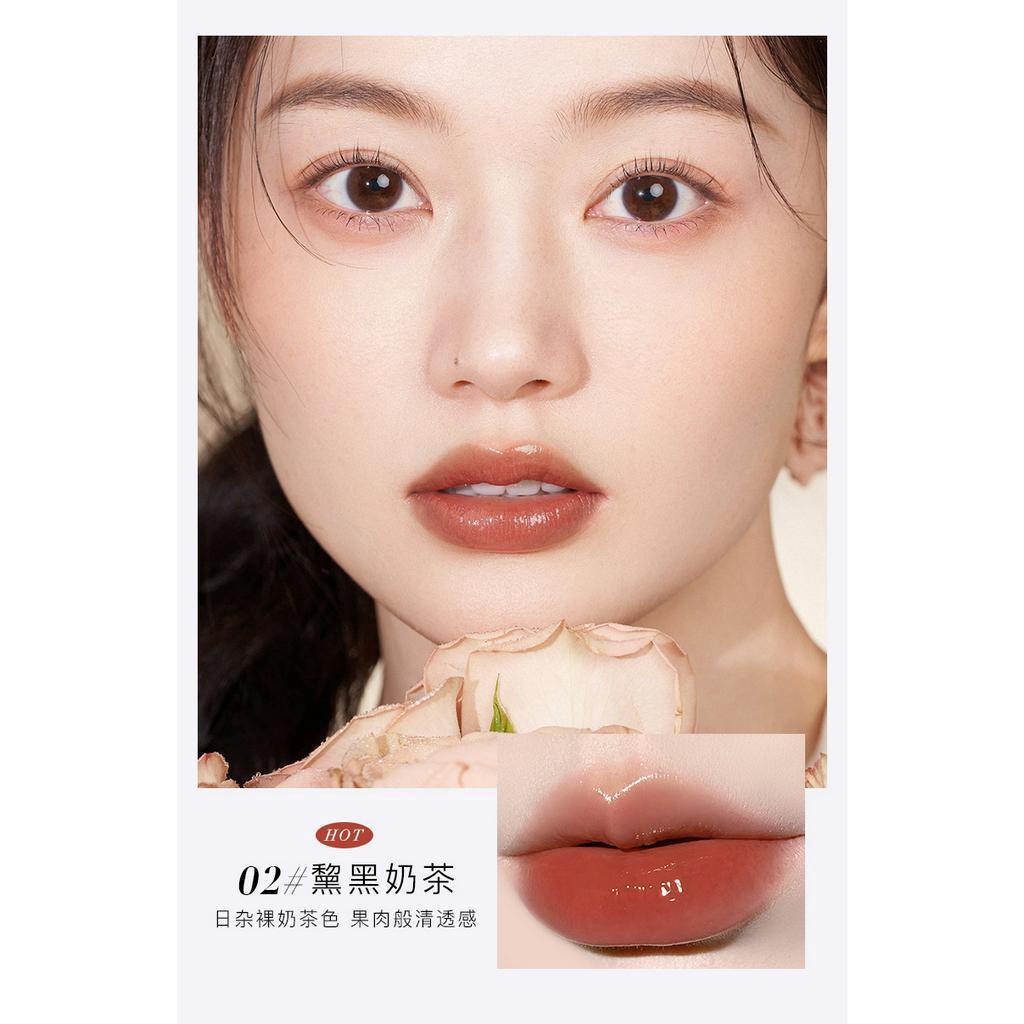 Son bóng pinkyfocus, Son dưỡng môi lên màu tự nhiên, Son nội địa Trung 6 màu tùy chọn