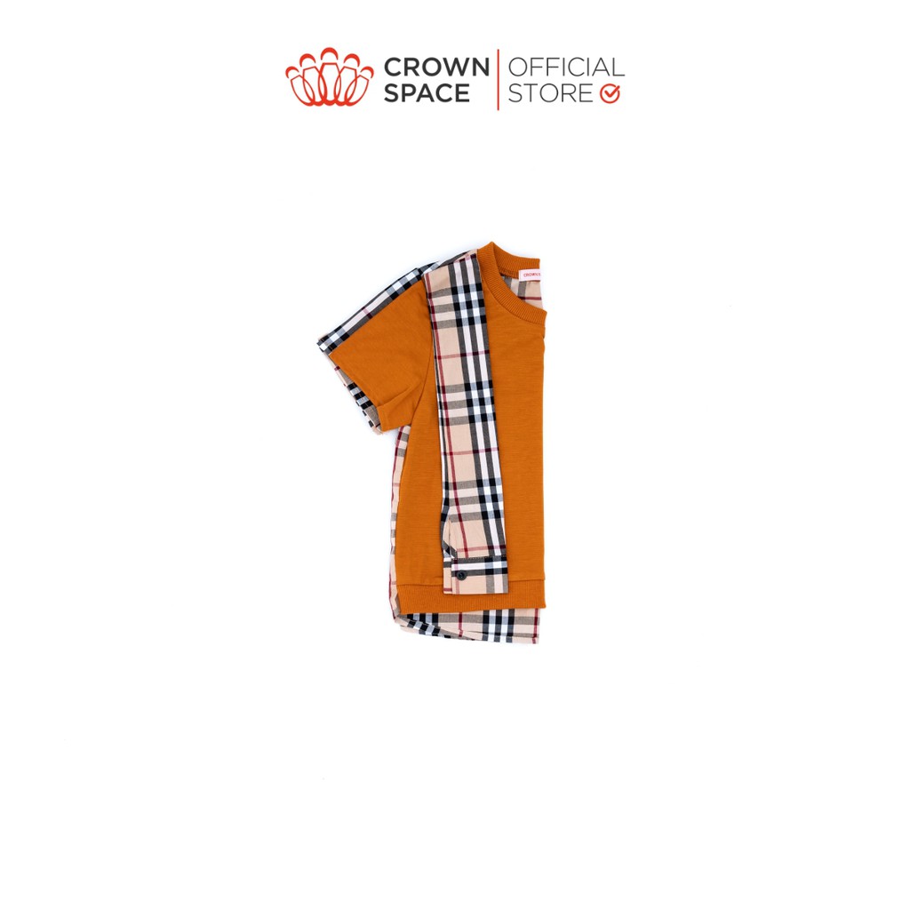 [PHIÊN BẢN CAO CẤP PREMIUM] Áo Phông Bé Trai Layer Crown Space  CKBS2110705 TShirt Vải Cotton Thoáng Mát Từ Size 3-8