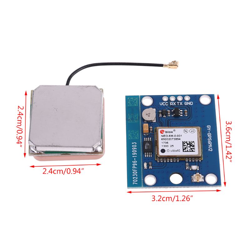 Mô Đun GPS GY-NEO8MV2 NEO-6M NEO-7M NEO-8M Điều Khiển Bay MWC APM2 5