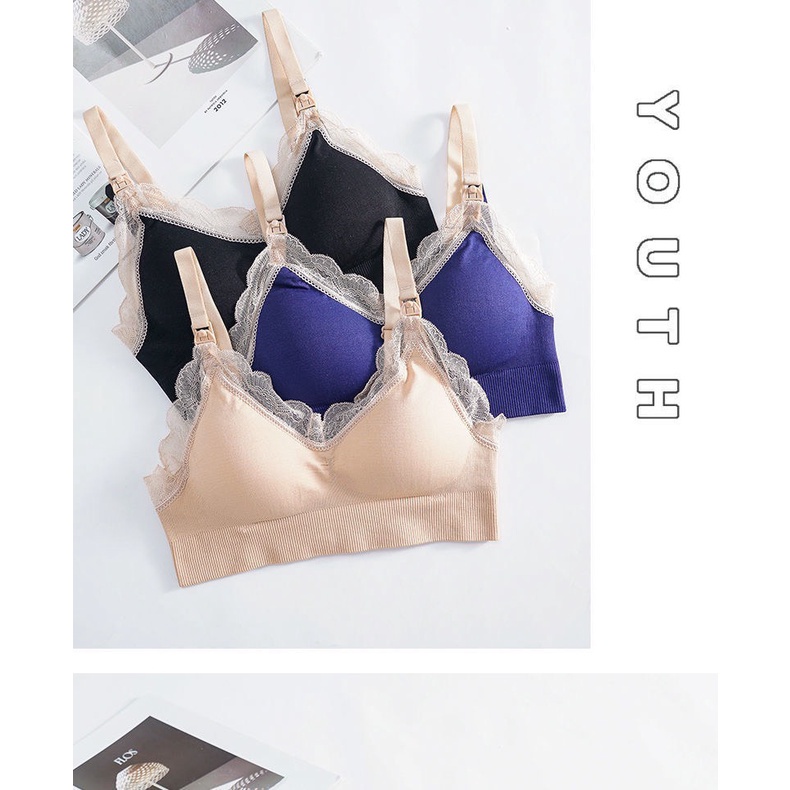 Áo Lót Cho Con Bú Chống Chảy Xệ- Hàng Quảng Châu Cao Cấp -Áo Ngực Cho Mẹ Bầu sieu hot (Ảnh thật) (AB5)