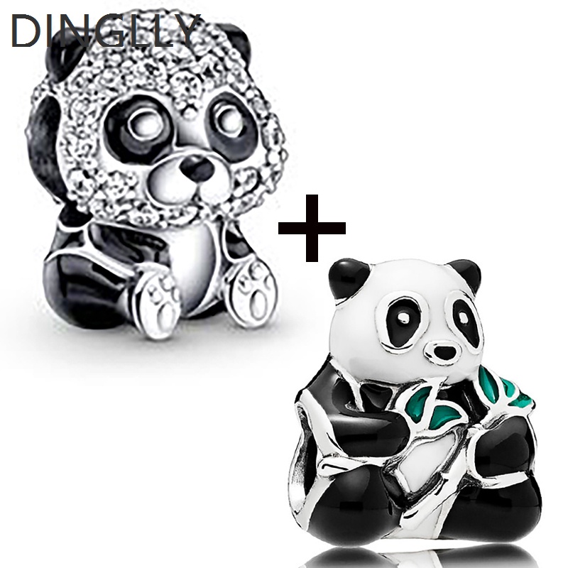 Bộ 2 Cái Cốc Cà Phê Xỏ Hạt Bạc Hoạt Hình Động Vật / Hoa / Ngôi Sao / Trái Tim DIY