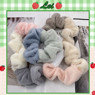 Scrunchie cột tóc vải dây buộc tóc vải tổng hợp của Lei Shop