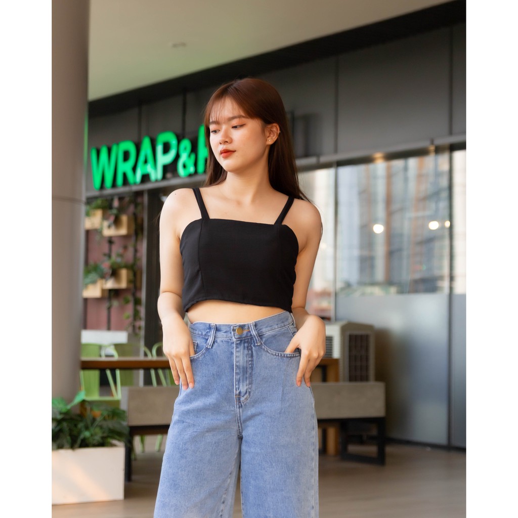 Áo Crop Cột Nơ Sau - LEO's clothing
